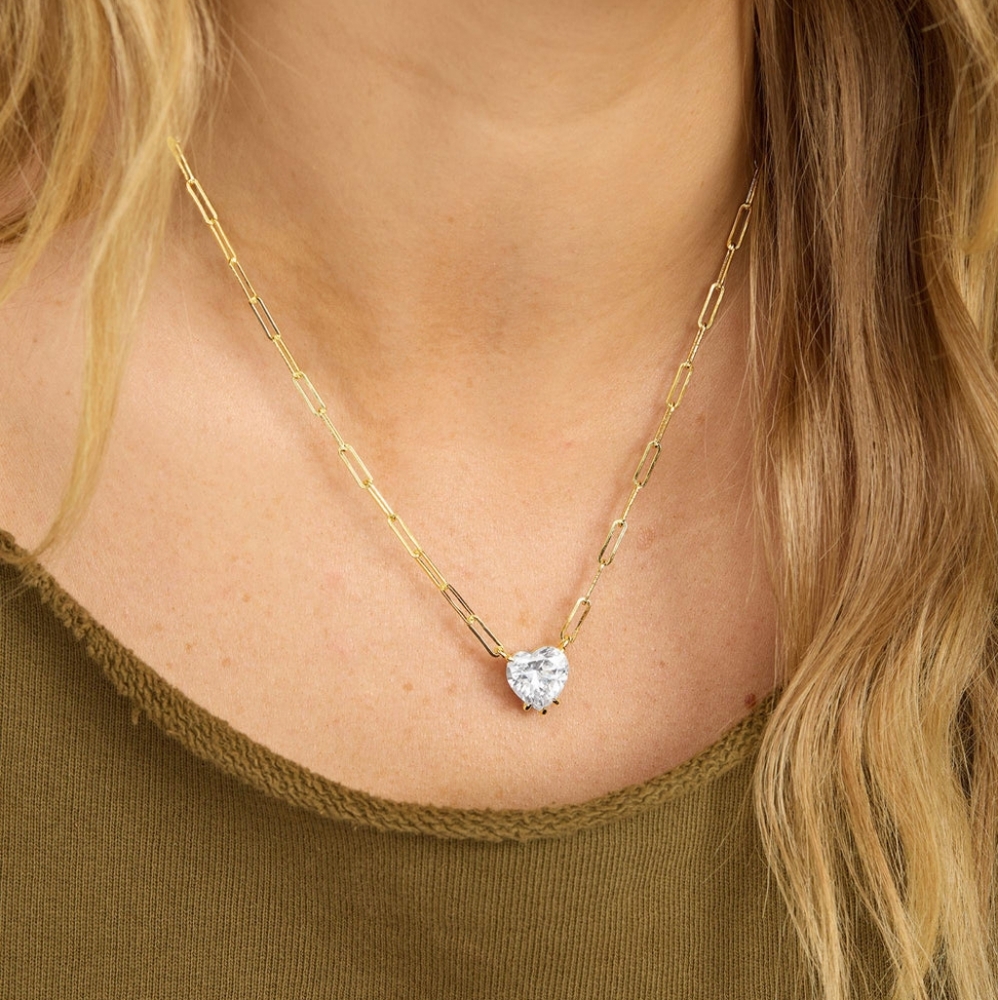 Melinda Maria Samantha Loves You More Necklace Gold | Heart New FIRM ✨️ - Picture 3 of 5